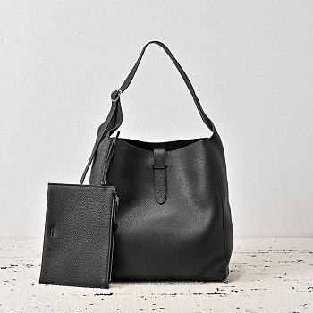 The Row Blake Hobo Bag Black 32x31x11cm