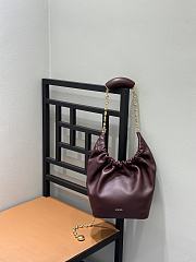 Loewe Small Squeeze Bag Lambskin Red Wine 29x24x10.5cm - 1