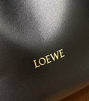 Loewe Small Squeeze Bag Lambskin Full Black 29x24x10.5cm - 4