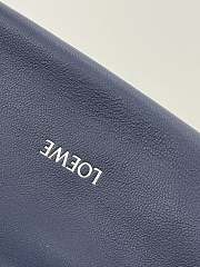 Loewe Small Squeeze Bag Lambskin Navy Blue 29x24x10.5cm - 6