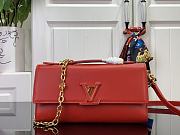 Louis Vuitton LV Wallet On Chain Capucines Red 23x12x4cm - 1