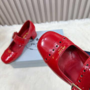 Prada Patent Leather Red Mary Jane Pumps - 5