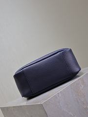 YSL LE 5 À 7 Small Navy Blue Leather 23x22x8.5cm - 4