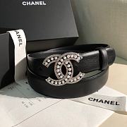 Chanel Black Belt 3cm 03 - 1