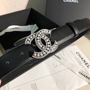 Chanel Black Belt 3cm 03 - 5