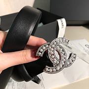 Chanel Black Belt 3cm 03 - 3