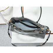 Prada Medium Leather Handbag Grey 32x15.5x12cm - 2