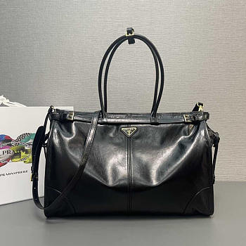 Prada Extra Large Leather Black 42x30x12cm