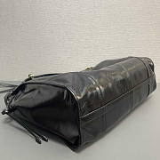 Prada Extra Large Leather Black 42x30x12cm - 6