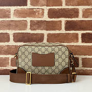 Gucci GG Emblem Small Crossbody Bag Brown 23x16.25x8cm - 2