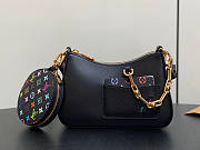 Louis Vuitton LV x TM Marellini Bag Black 19x13.5x6.5cm - 1