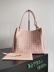 Bottega Veneta Medium Andiamo Parachute Tote Pink 30x26x20cm - 1