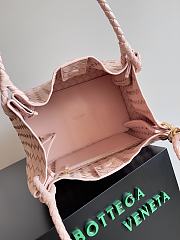 Bottega Veneta Medium Andiamo Parachute Tote Pink 30x26x20cm - 6