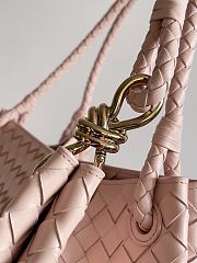 Bottega Veneta Medium Andiamo Parachute Tote Pink 30x26x20cm - 4