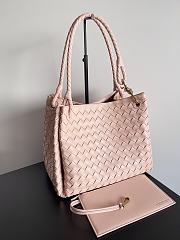 Bottega Veneta Medium Andiamo Parachute Tote Pink 30x26x20cm - 2