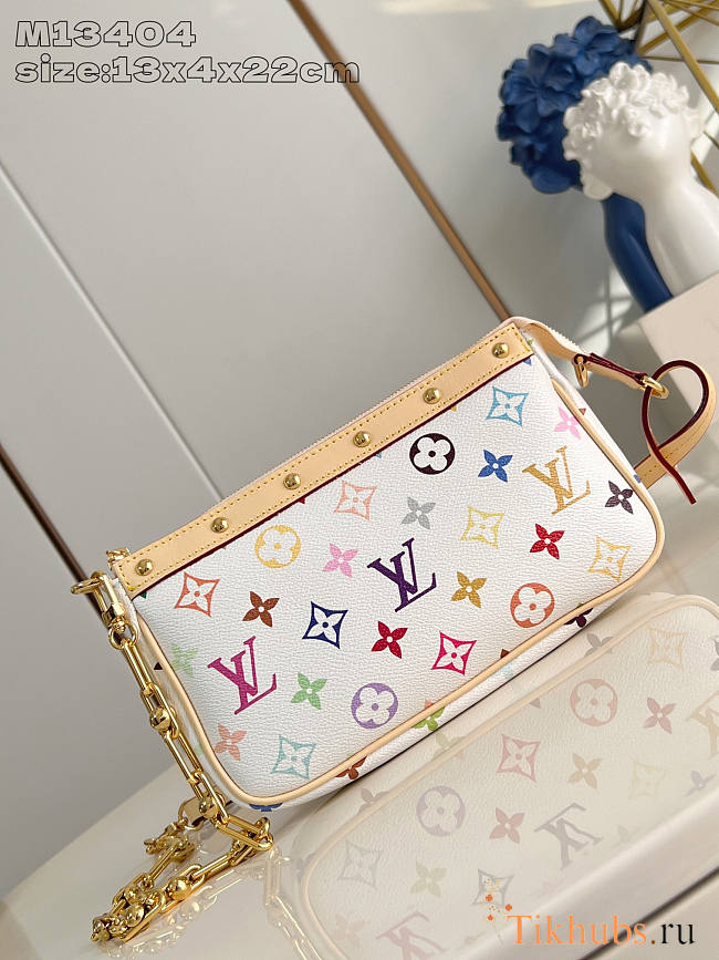 Louis Vuitton LV x TM Pochette Accessoires White 22x13x4cm - 1