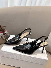 Dior Boy Slingback Pump Black Calfskin 8cm - 5