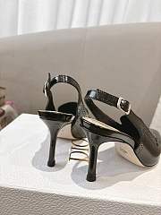 Dior Boy Slingback Pump Black Calfskin 8cm - 4