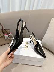 Dior Boy Slingback Pump Black Calfskin 8cm - 2