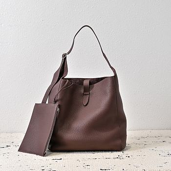 The Row Blake Hobo Bag Brown 32x31x11cm