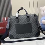 Gucci GG Emblem Medium Briefcase Black 40x30x6cm - 3