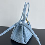 Bottega Veneta Andiamo Parachute Tote Blue 21x17x16.5cm - 5