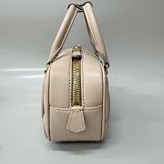 Miu Miu Arcadie Nappa Leather Light Beige 22x10.5x7.5cm - 5