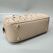 Miu Miu Arcadie Nappa Leather Light Beige 22x10.5x7.5cm - 3