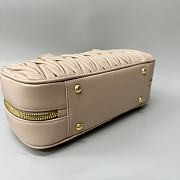 Miu Miu Arcadie Matelassé Nappa Bag Light Beige 27x9x12cm - 6