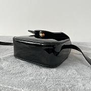 Versace La Medusa Mini Bag Black Patent 16x12x6cm - 2