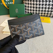 Goyard Wallet Card Holder Black 10cm - 4