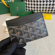 Goyard Wallet Card Holder Black 10cm - 2