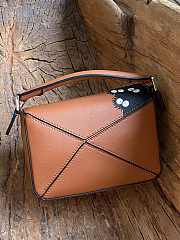 Loewe Mini Puzzle Bag Orange 18x7.5x12cm - 4