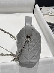 Chanel 25C Bag Caviar Grey 21.5x19x6cm - 6