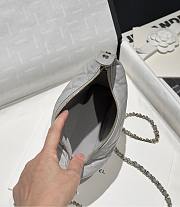 Chanel 25C Bag Caviar Grey 21.5x19x6cm - 4