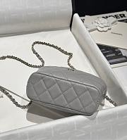 Chanel 25C Bag Caviar Grey 21.5x19x6cm - 3