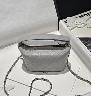 Chanel 25C Bag Caviar Grey 21.5x19x6cm - 2
