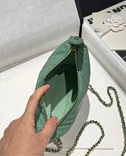 Chanel 25C Bag Caviar Green 21.5x19x6cm - 6