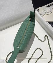 Chanel 25C Bag Caviar Green 21.5x19x6cm - 4