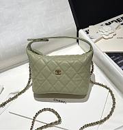 Chanel 25C Bag Caviar Khaki Green 21.5x19x6cm - 1