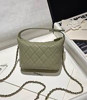 Chanel 25C Bag Caviar Khaki Green 21.5x19x6cm - 2