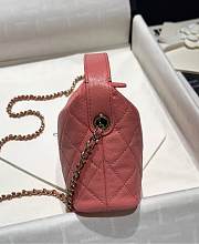 Chanel 25C Bag Caviar Pink 21.5x19x6cm - 4