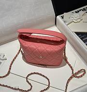 Chanel 25C Bag Caviar Pink 21.5x19x6cm - 2