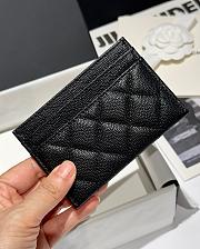 Chanel 19 Black Caviar Wallet 11.5x7.5cm - 2