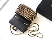 Chanel 25C Flap Bag Black Sequins 20cm - 6