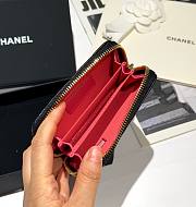 Chanel Zip Coin Purse Black Caviar 11.2x7.5cm - 5