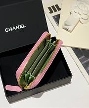 Chanel Zip Coin Purse Pink Caviar 11.2x7.5cm - 4