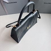 Balenciaga Hourglass Hinge Soft Black Bag 37x13x22cm - 5