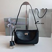 Balenciaga Rodeo Sling Pochette Black Silver 22x11.9x12.7cm - 1