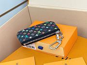 Louis Vuitton LV x TM Key Pouch Black 12x7x1.5cm - 3